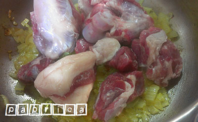 مقدار گوشت قورمه سبزی
